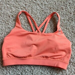 Lululemon Athletica x Peloton Energy Peach Sports Bra